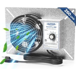 ALORAIR 260 CFM Crawl Space Ventilation Fan-VentirPro 260