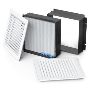 ALORAIR 12"x12" Wall Return Air Pathway Kit (Matte White)