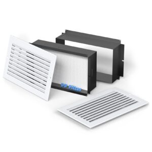 ALORAIR 14"x8" Wall Return Air Pathway Kit (Matte White)